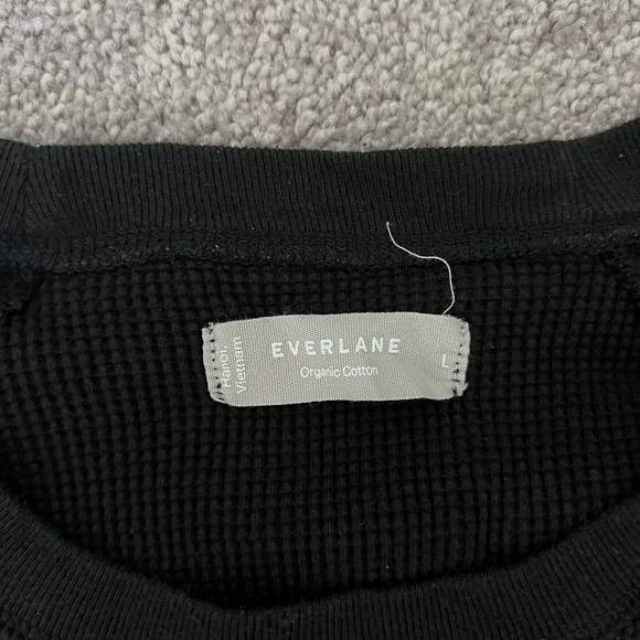 Everlane Waffle Long-Sleeve Crew Tee - Picture 3 of 3